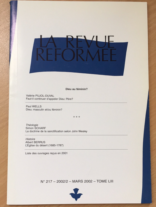 Occasion - La revue réformée #217 Mars 2002
