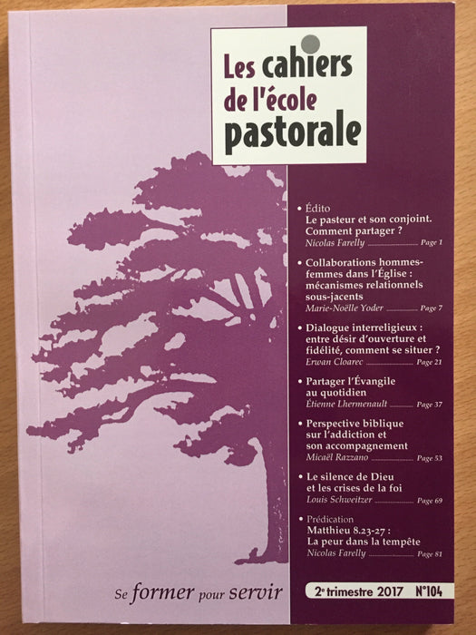 Occasion - Les cahiers de l'école pastorale - 104
