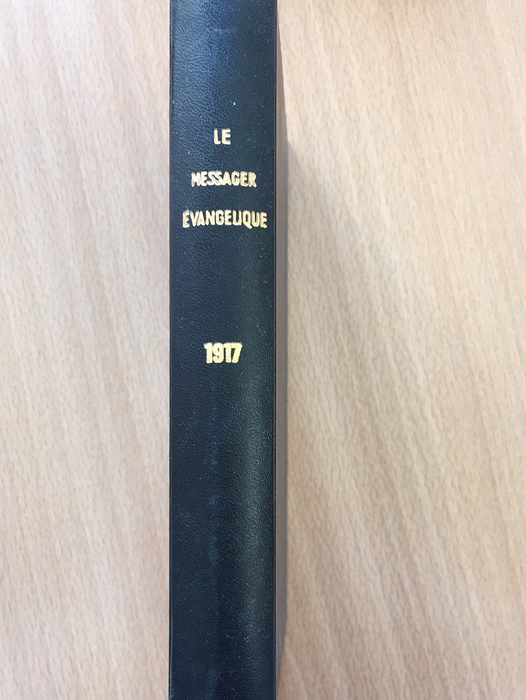 Occasion - Le messager évangélique 1917