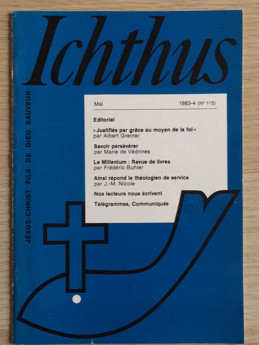 Occasion - Ichthus N°115