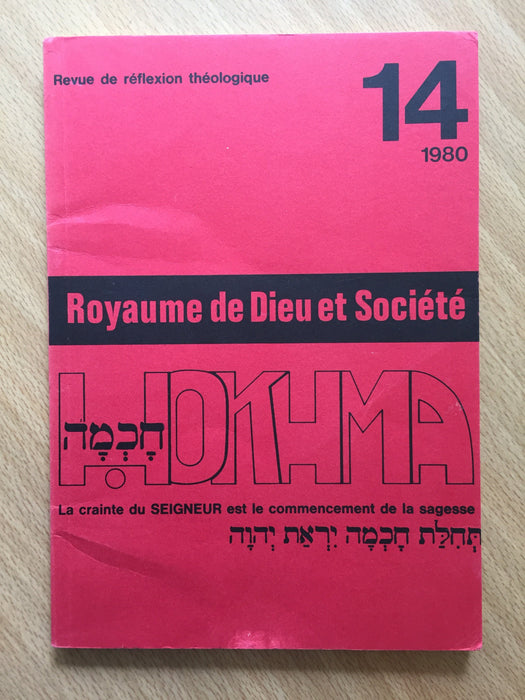 Occasion - Hokhma n°14