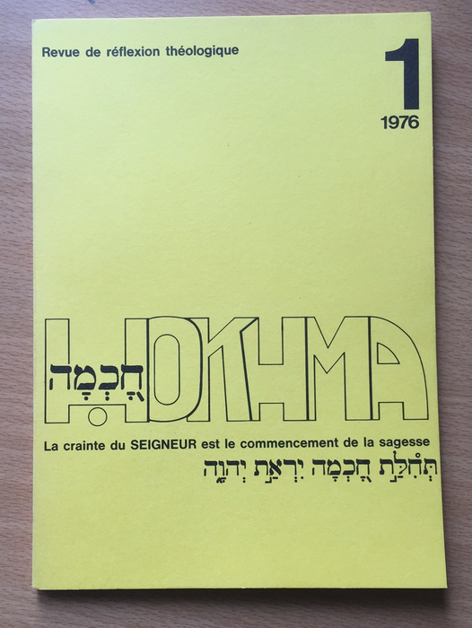 Occasion - Hokhma n°1