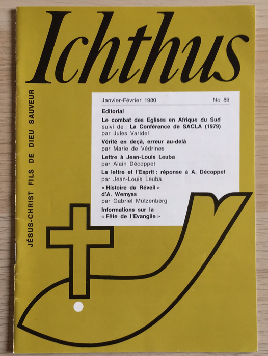 Occasion - Ichthus N°89
