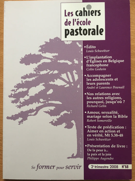 Occasion - Les cahiers de l'école pastorale - 68