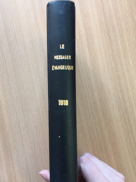Occasion - Le messager évangélique 1918