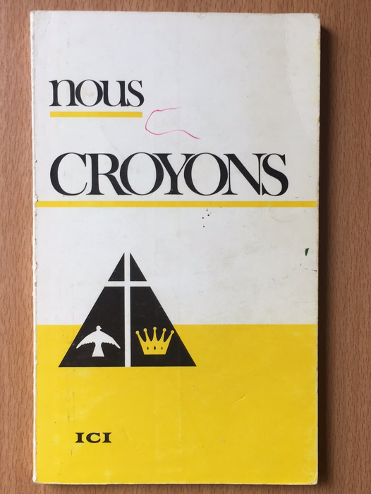 Occasion - Nous croyons