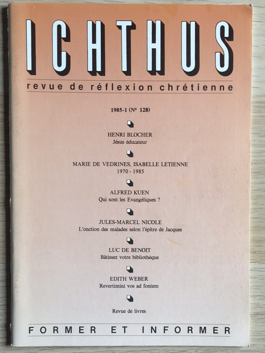 Occasion - Ichthus N°128
