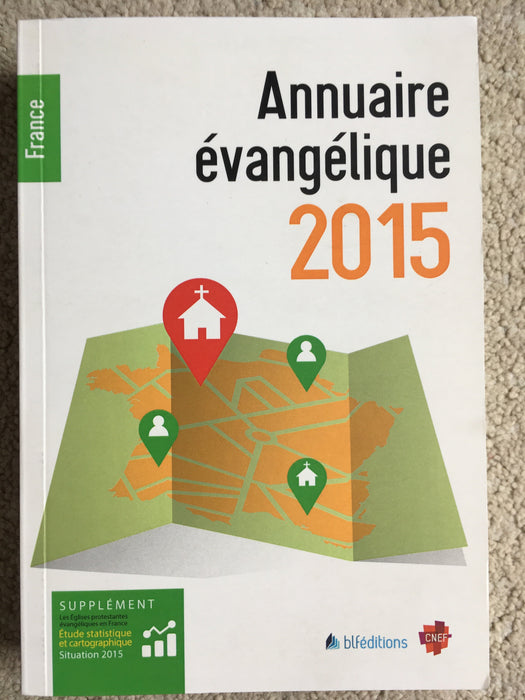 Occasion - Annuaire évangélique 2015 : la France