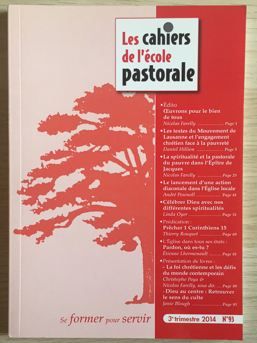 Occasion - Les cahiers de l'école pastorale - 93