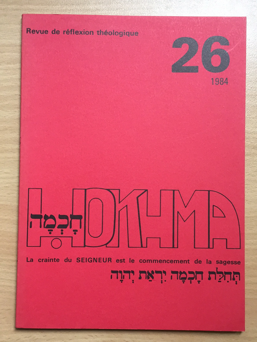 Occasion - Hokhma n°26