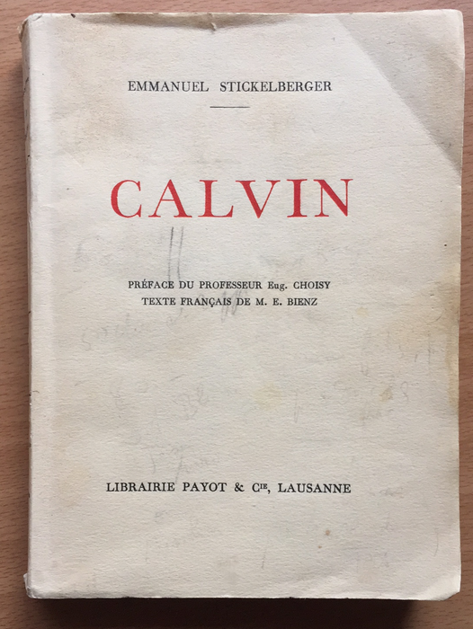 Occasion - Calvin [STICKELBERGER Emmanuel]