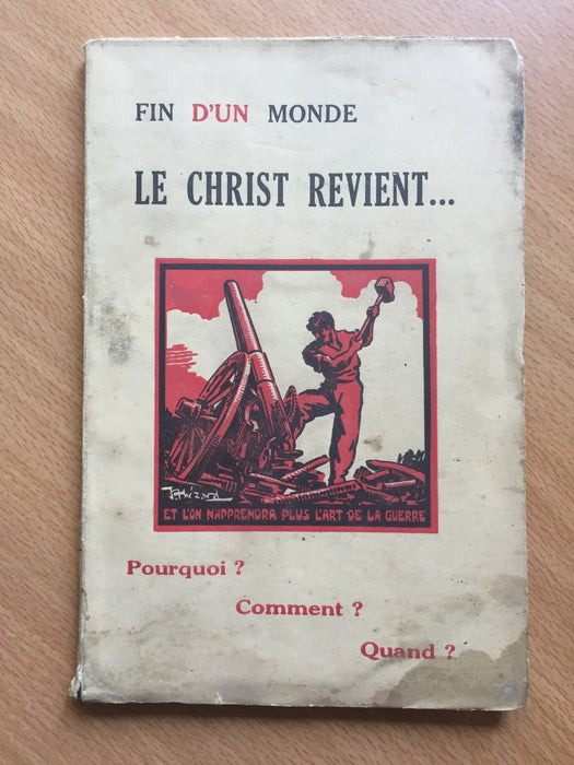 Occasion - Le Christ revient... Fin d'un monde