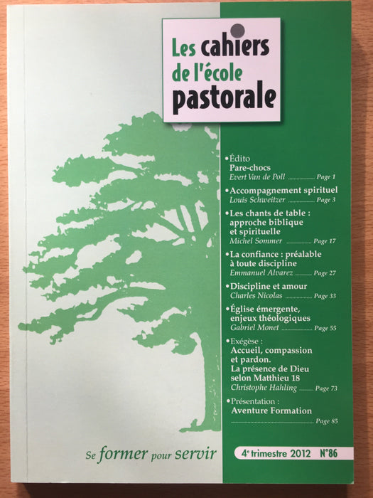 Occasion - Les cahiers de l'école pastorale - 86