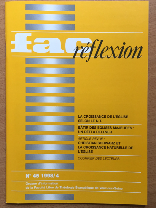 Occasion - Fac réflexion vol.45 1998