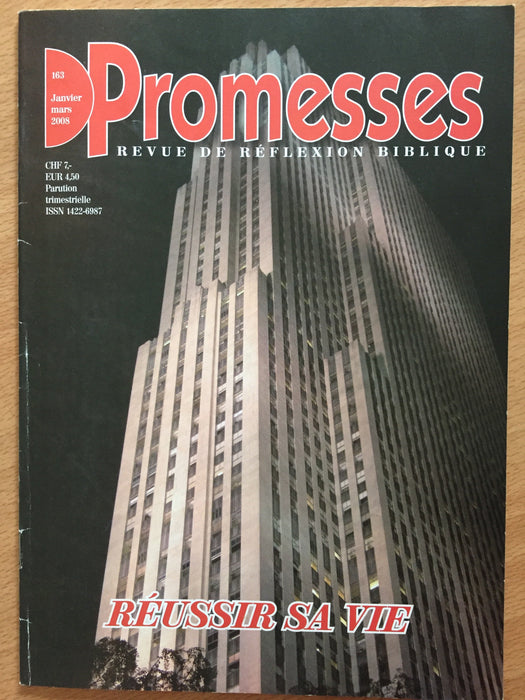 Occasion - Promesses N°163 - Réussir sa vie