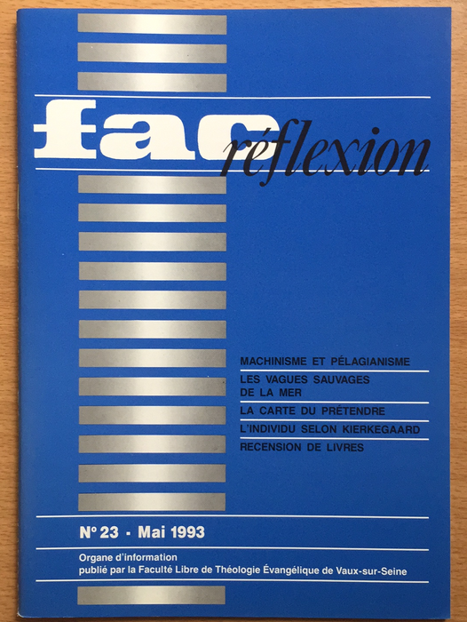 Occasion - Fac réflexion vol.23 1993