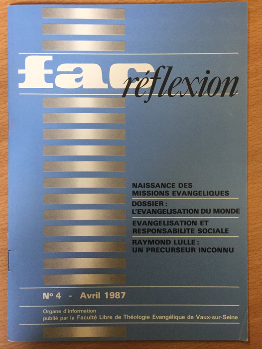 Occasion - Fac réflexion vol.4 1987