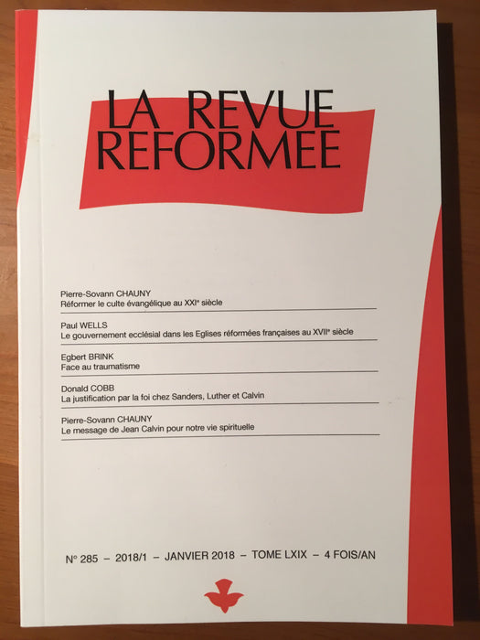 Occasion - La revue réformée #285 janvier 2018