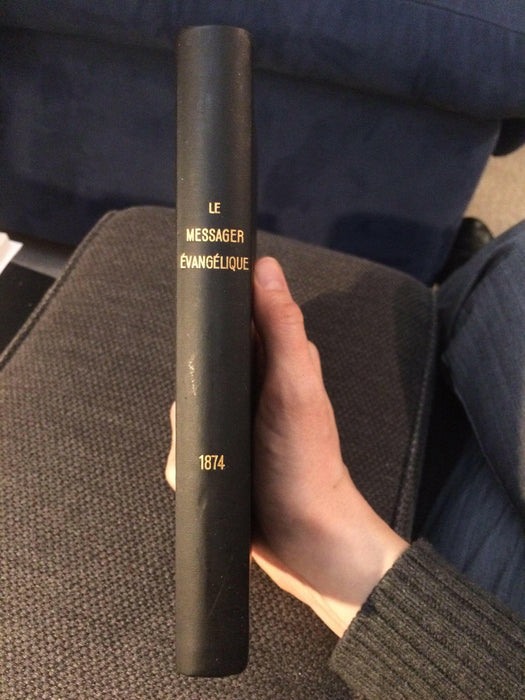 Occasion - Le messager évangélique 1874