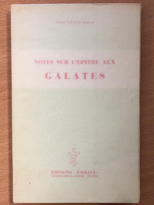 Occasion - Notes sur l'épître aux Galates