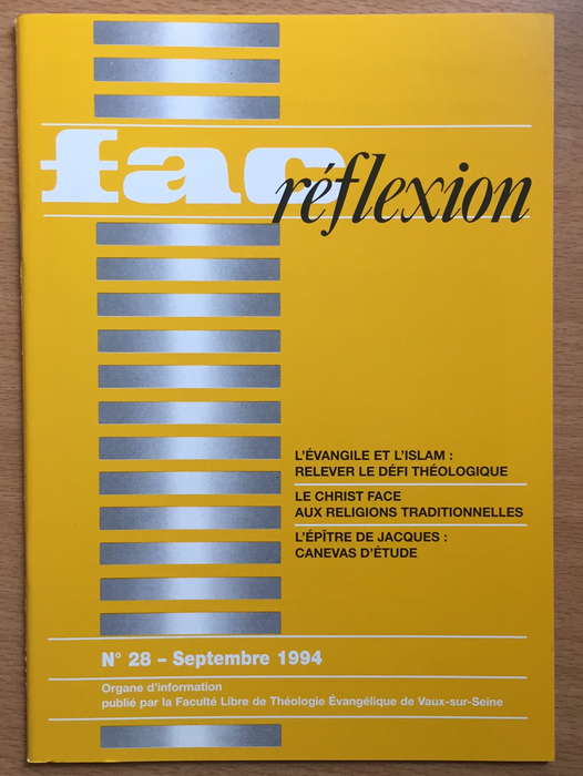 Occasion - Fac réflexion vol.28 1994