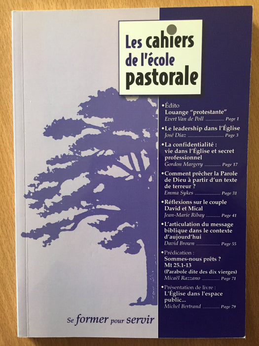 Occasion - Les cahiers de l'école pastorale - 83