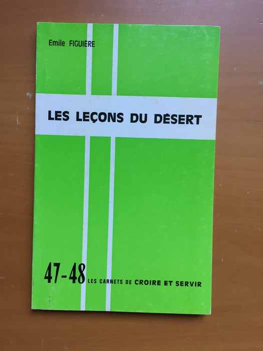 Occasion - Les leçons du désert