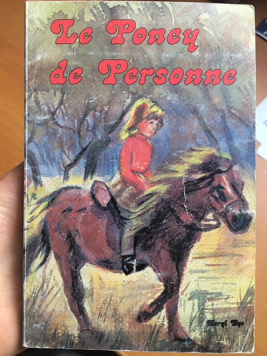 Le poney de personne