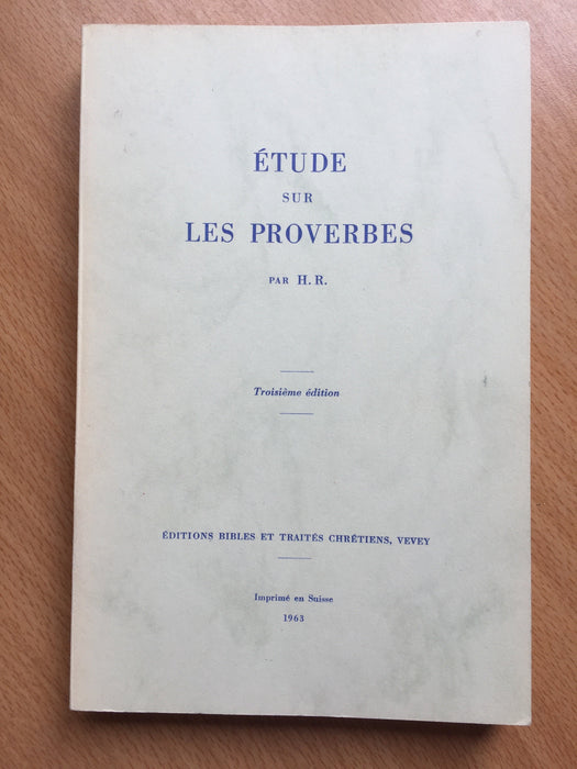 Étude sur les Proverbes
