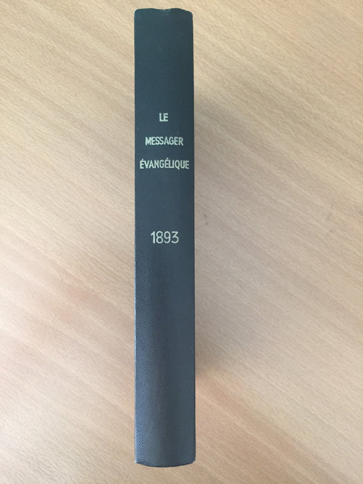 Occasion - Le messager évangélique 1893