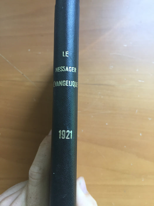 Occasion - Le messager évangélique 1921