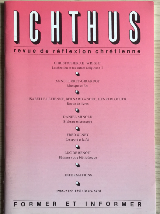 Occasion - Ichthus N°135