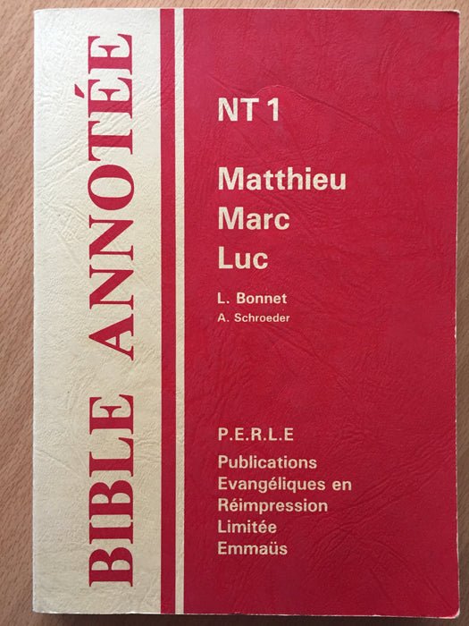 Bible annotée Nouveau Testament 1