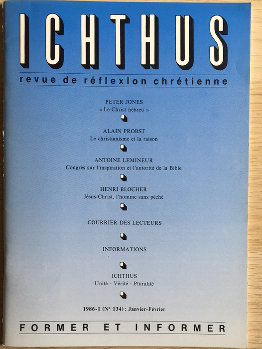 Occasion - Ichthus N°134