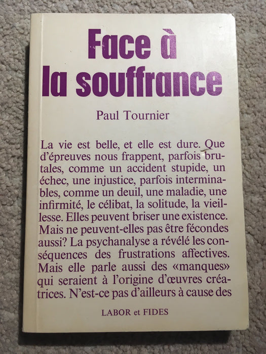 Occasion - Face à la souffrance