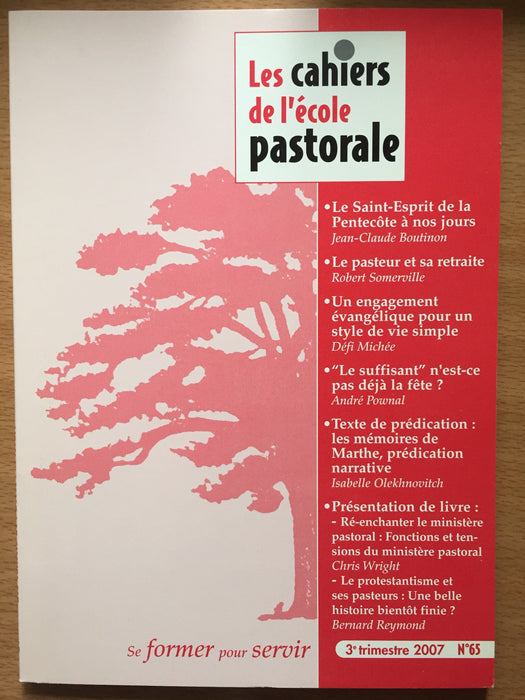 Occasion - Les cahiers de l'école pastorale - 65