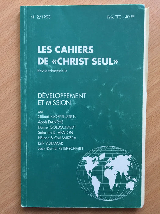Occasion - Développement et mission vol.2 Les cahiers de Christ seul