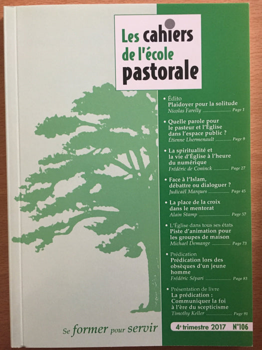 Occasion - Les cahiers de l'école pastorale - 106