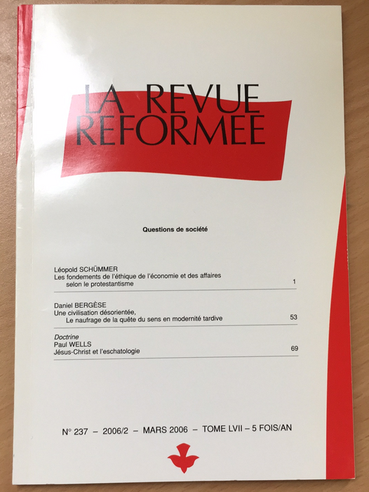 Occasion - La revue réformée #237 Mars 2006