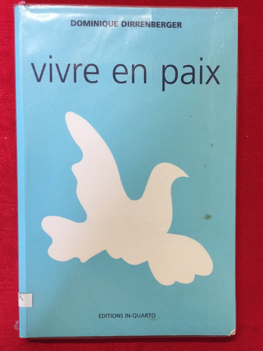 Occasion - Vivre en paix - Lettre au chrétiens