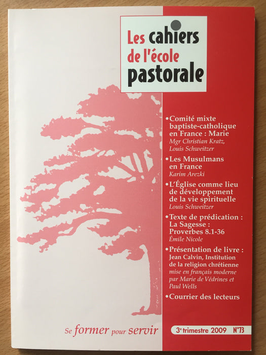Occasion - Les cahiers de l'école pastorale - 73