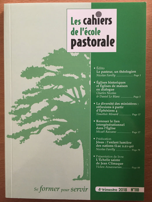 Occasion - Les cahiers de l'école pastorale - 110