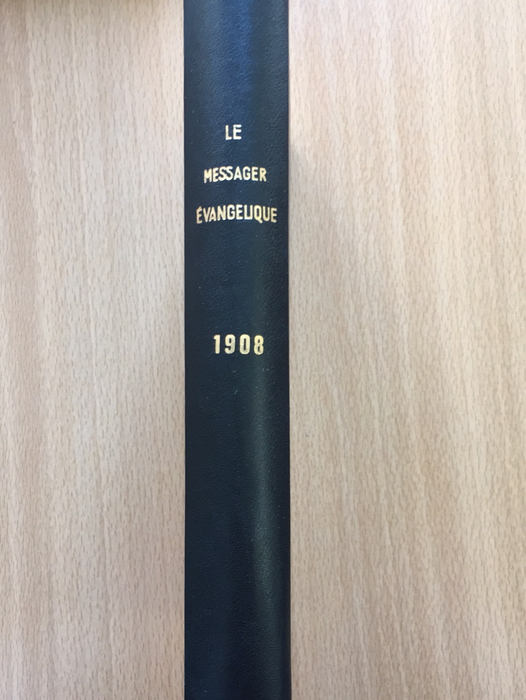 Occasion - Le messager évangélique 1908