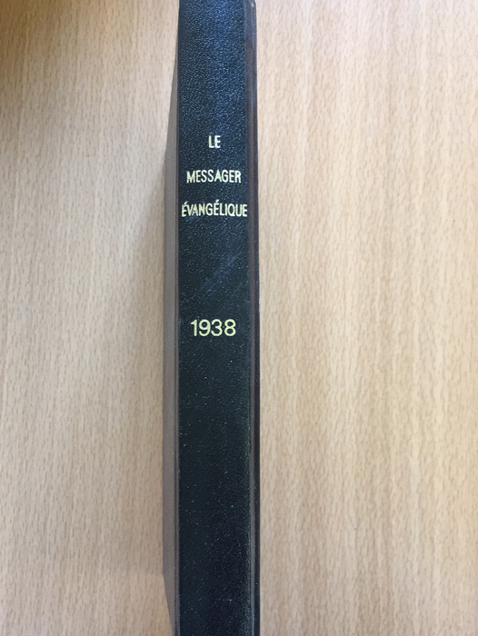 Occasion - Le messager évangélique 1938