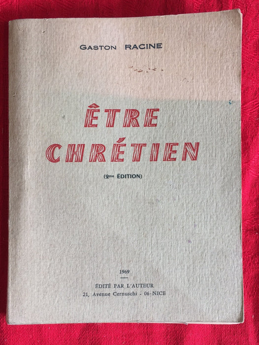Occasion - Être chrétien
