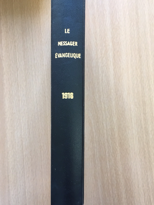 Occasion - Le messager évangélique 1916
