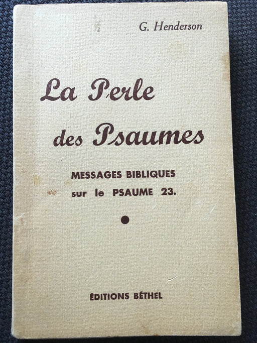La perle des Psaumes