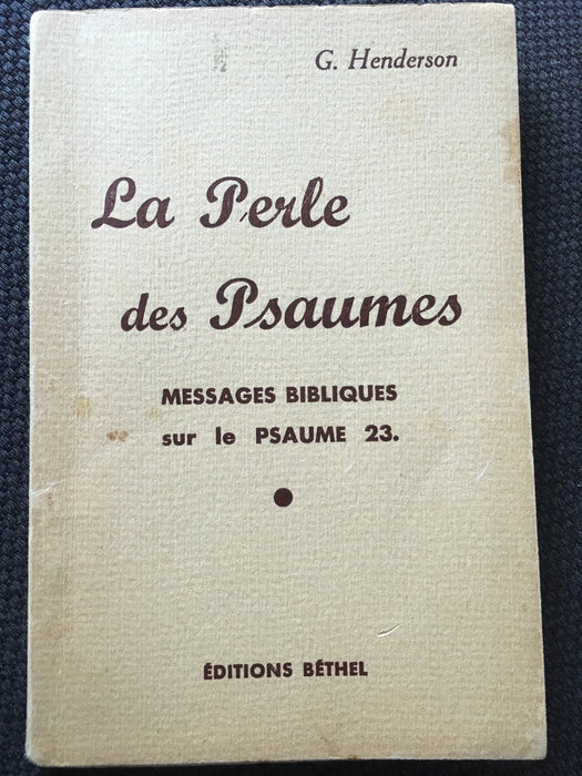 La perle des Psaumes