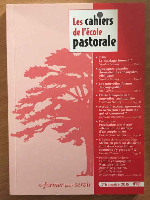 Occasion - Les cahiers de l'école pastorale - 101