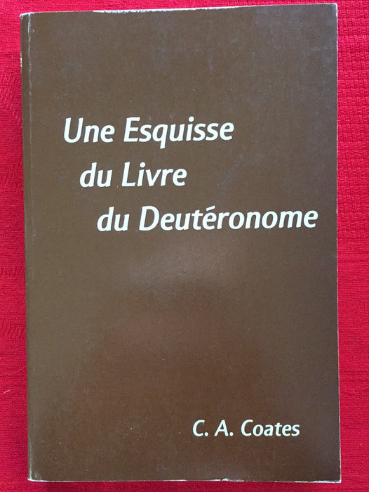 Occasion - Une esquisse du livre du Deutéronome